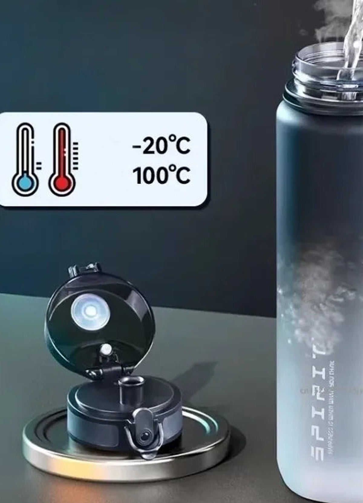 Gourde de Sport 1L – Étanche, durable et Ultra Résistante