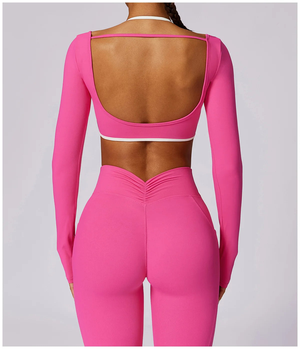 Ensemble Gym – Manche longue + Legging Haute Performance