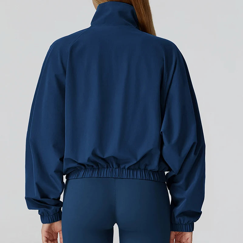 Veste de Sport Femme Manches Longues – Séchage Rapide & Style Aéré