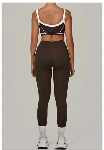 Ensemble de Sport Femme Yoga & Gym – Brassière + Leggings Sculptants