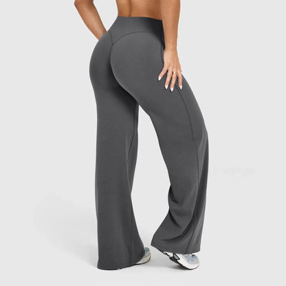 Pantalon / Leggings Coupe Droite & Jambe Large | Confort, Élasticité