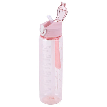 Gourde Sport 800ML avec Paille & Poignée – Grande Capacité pour Enfants & Ados