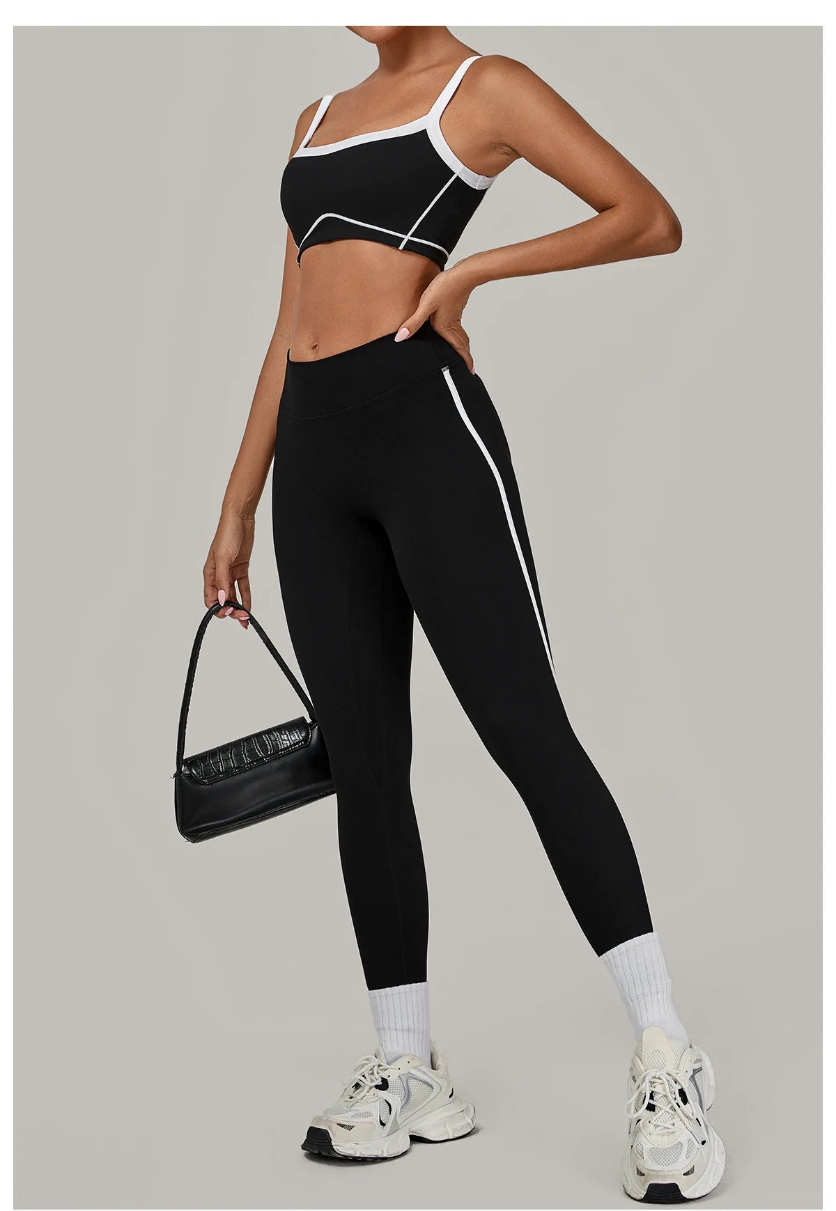 Ensemble de Sport Femme Yoga & Gym – Brassière + Leggings Sculptants