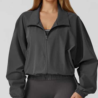Veste de Sport Femme Manches Longues – Séchage Rapide & Style Aéré