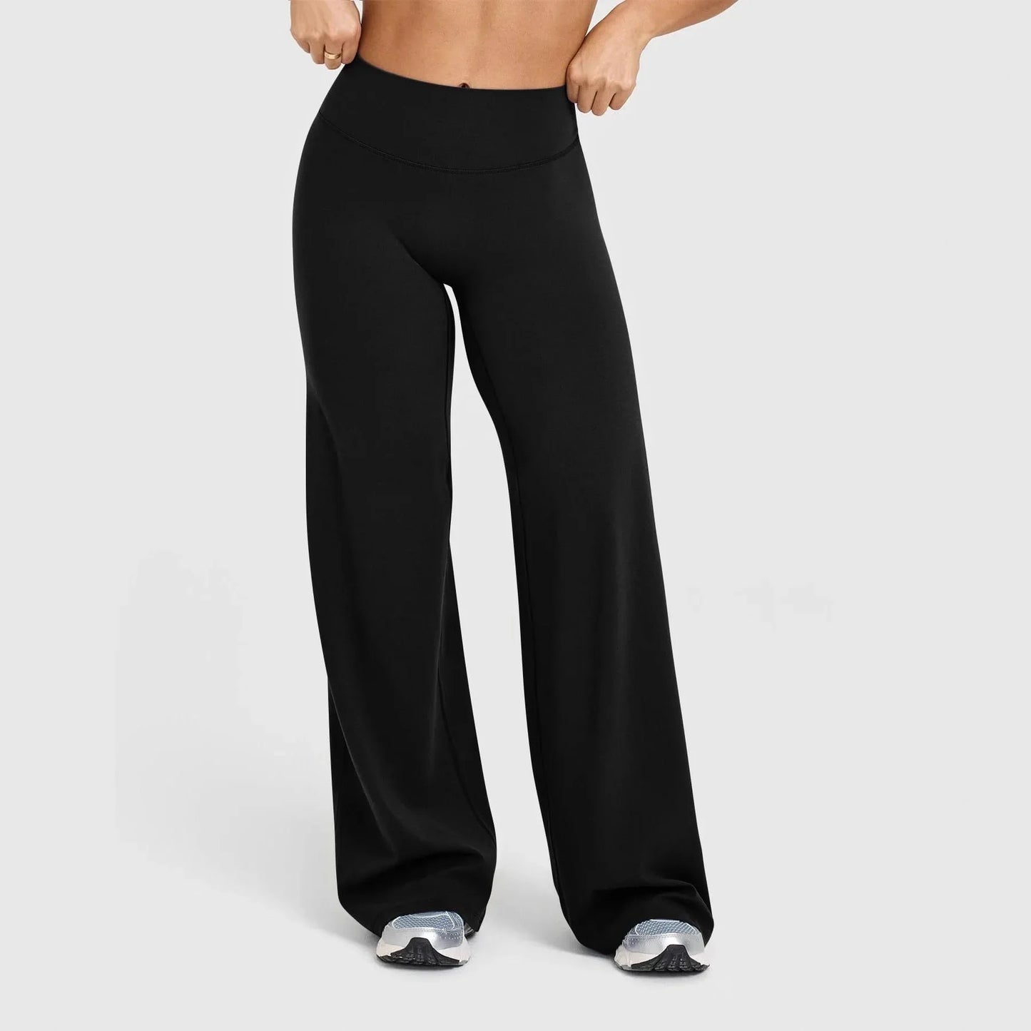 Pantalon / Leggings Coupe Droite & Jambe Large | Confort, Élasticité