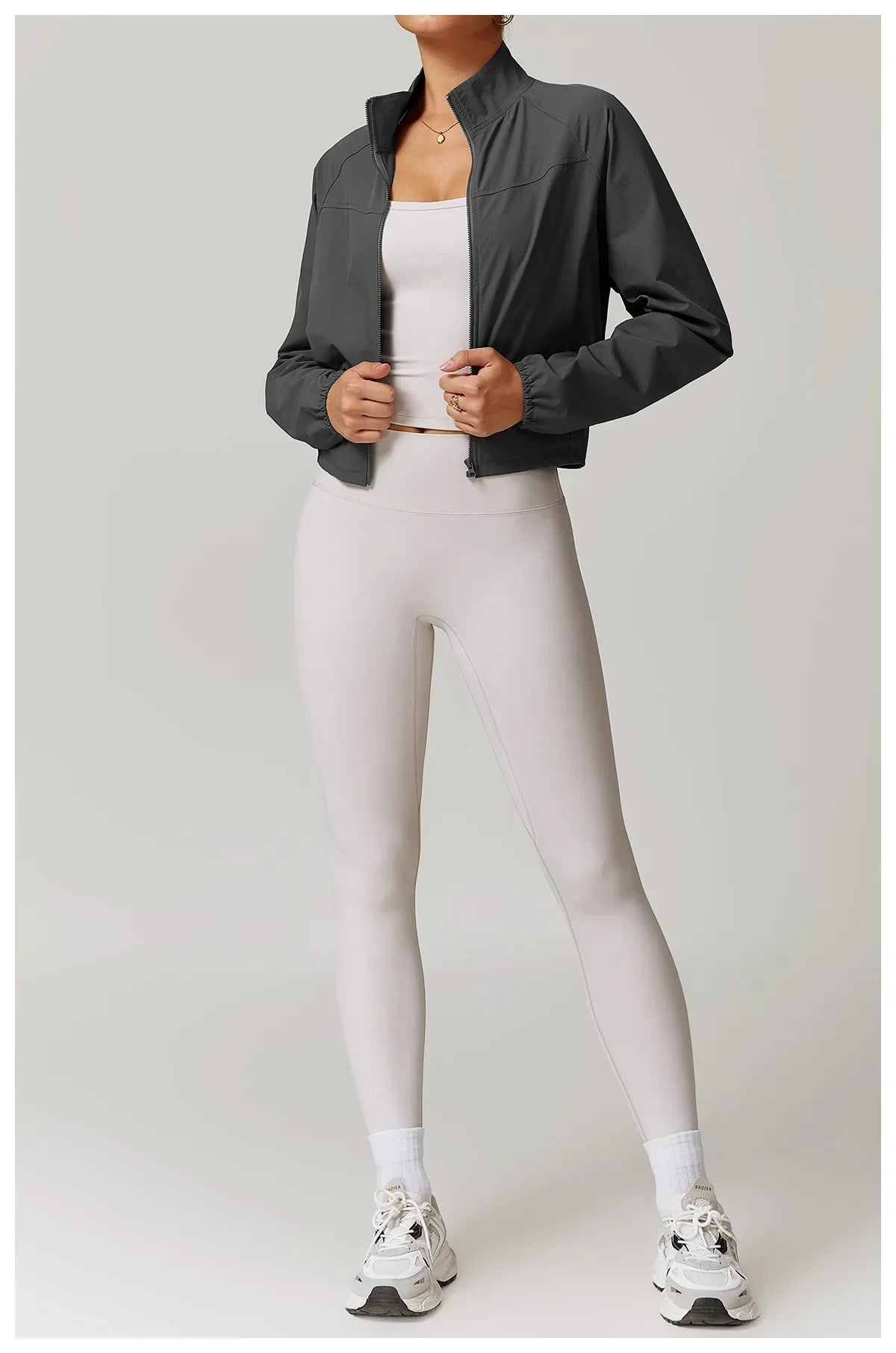 Veste de Sport Femme avec Poche – Veste Légère à Manches Longues