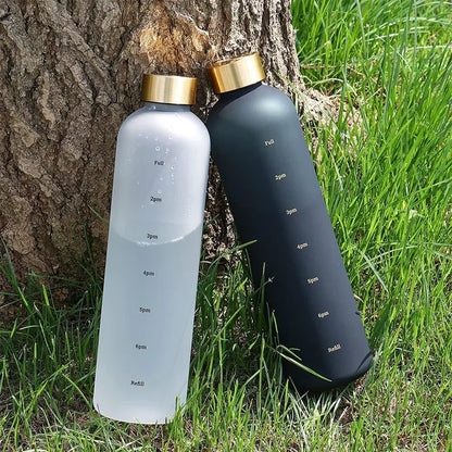 Gourde de Sport 1L avec Marquage Horaire – Suivez Vos Objectifs Hydratation Facilement
