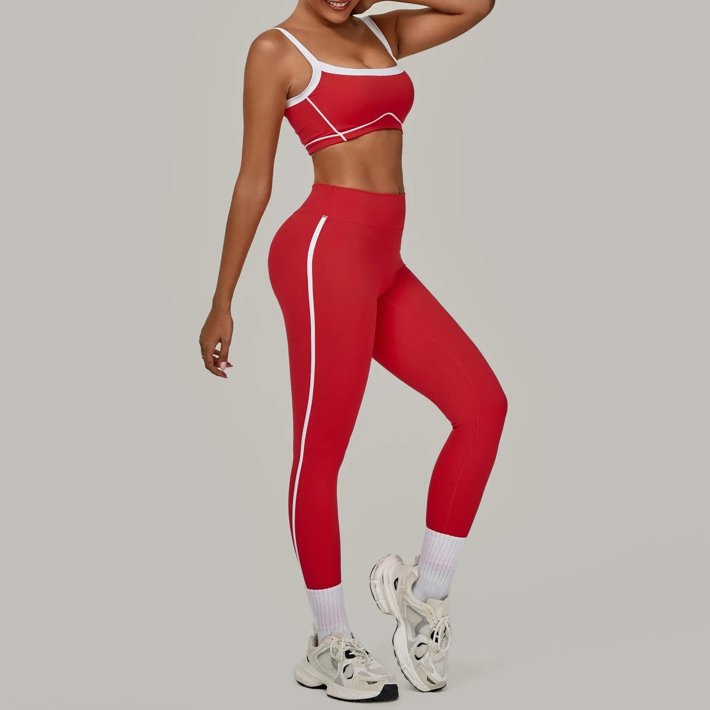 Ensemble de Sport Femme Yoga & Gym – Brassière + Leggings Sculptants