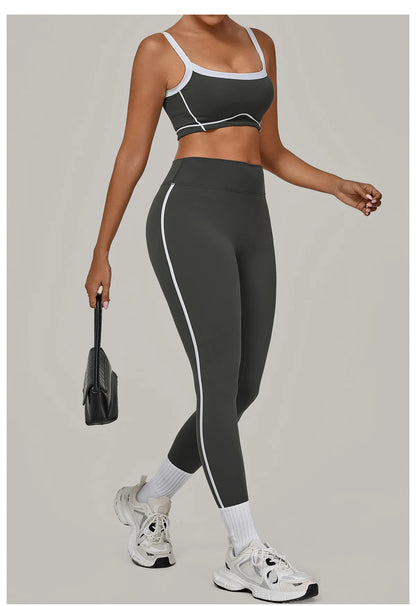 Ensemble de Sport Femme Yoga & Gym – Brassière + Leggings Sculptants