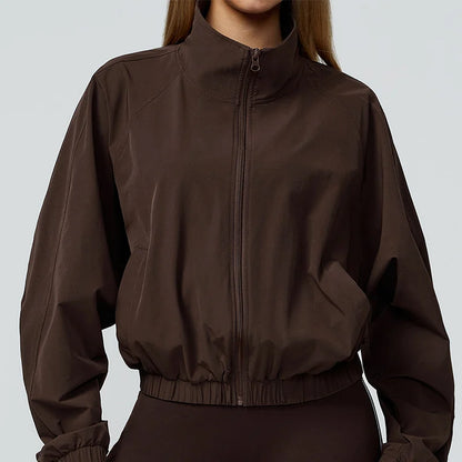 Veste de Sport Femme Manches Longues – Séchage Rapide & Style Aéré