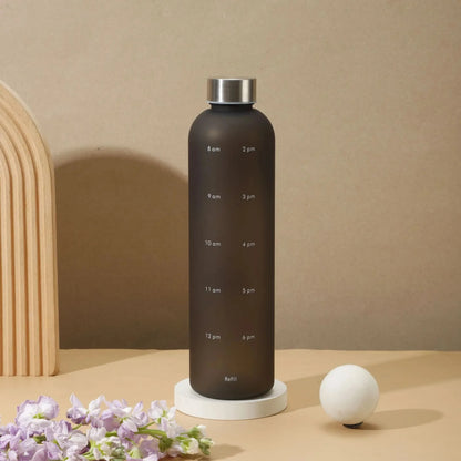 Gourde de Sport 1L avec Marquage Horaire – Suivez Vos Objectifs Hydratation Facilement