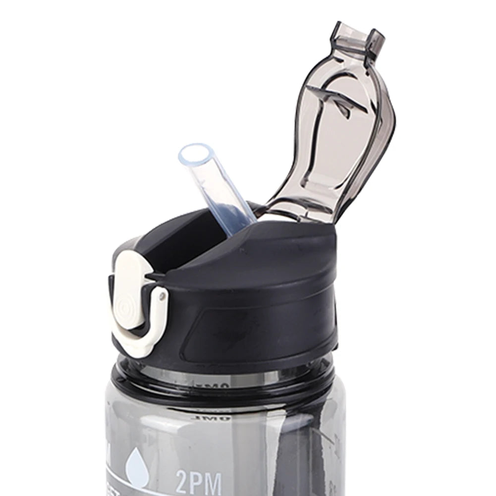 Gourde Sport 800ML avec Paille & Poignée – Grande Capacité pour Enfants & Ados