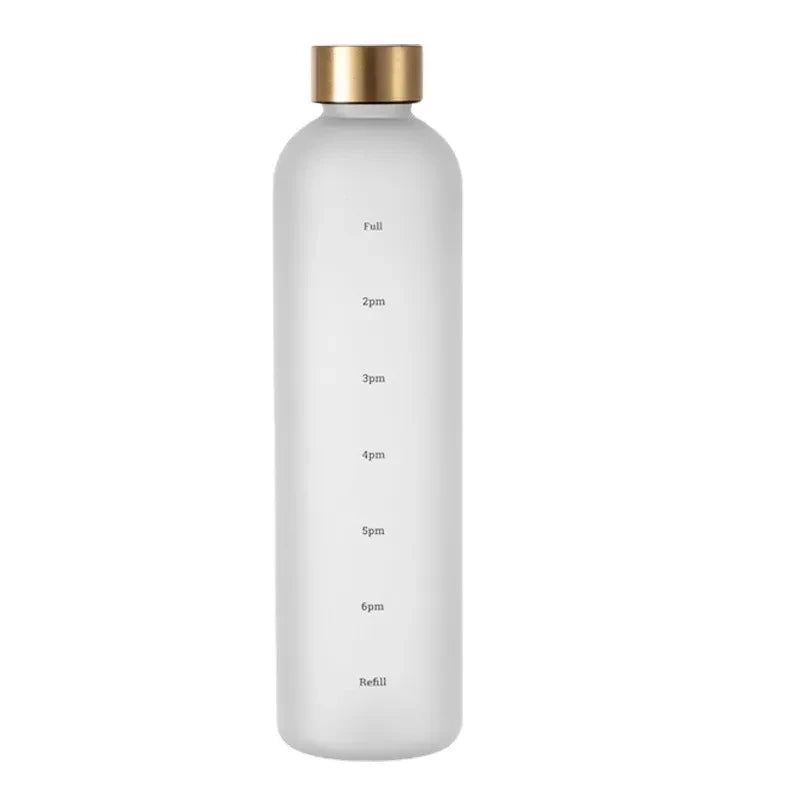 Gourde de Sport 1L avec Marquage Horaire – Suivez Vos Objectifs Hydratation Facilement