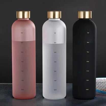 Gourde de Sport 1L avec Marquage Horaire – Suivez Vos Objectifs Hydratation Facilement