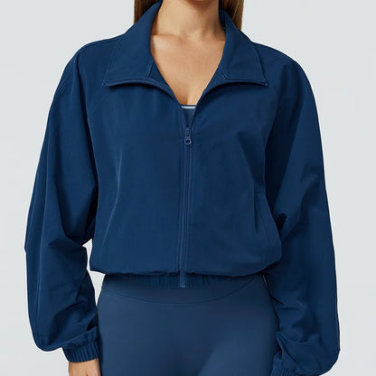Veste de Sport Femme Manches Longues – Séchage Rapide & Style Aéré