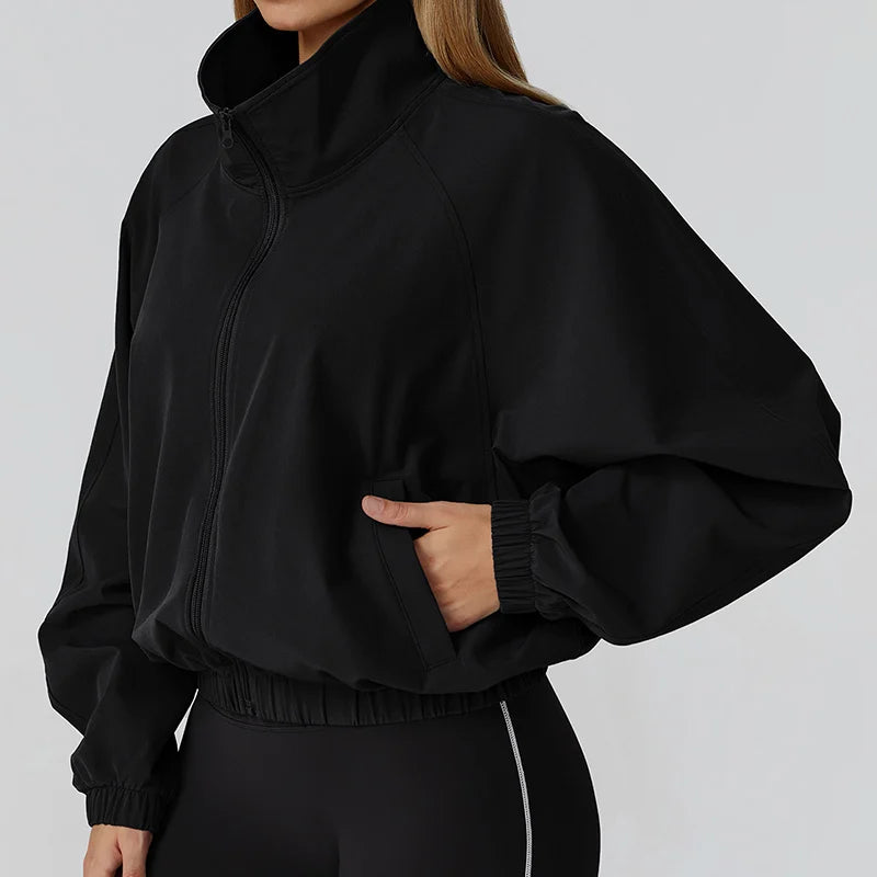 Veste de Sport Femme Manches Longues – Séchage Rapide & Style Aéré