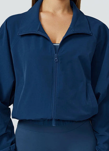 Veste de Sport Femme Manches Longues – Séchage Rapide & Style Aéré